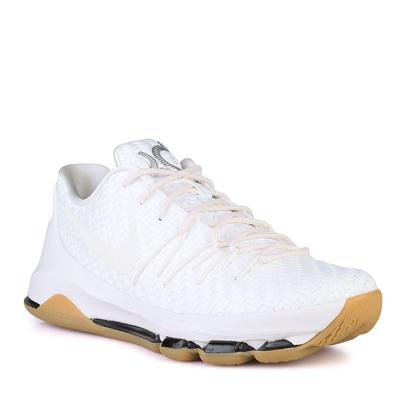 мужские белые баскетбольные кроссовки Nike KD VIII EXT 806393-100 - цена, описание, фото 1